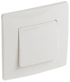 Legrand 396710 Еднополюсен ключ 10А с рамка Niloe крем - до изчерпване на количествата - 396710