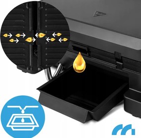 Електрическа контактна скара SM5000W-PRO с LED дисплей - 2500 W