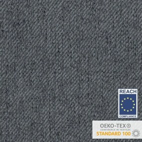 Боксспринг легло в сиво-естествен цвят с място за съхранение 140x200 cm Faro – Maison de Rêve