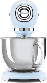 Планетарен миксер SMEG SMF03PBEU, 800 W, 4.8 л, 10 скорости, Функция за плавен старт, Крачета против хлъзгане, Пастелно син