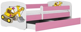Παιδικό κρεβάτι Babydreams Cartoon-Roz-140 x 70-Digger