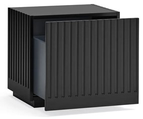 Черно нощно шкафче Doric - Teulat