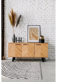 Черен алуминиев свещник, височина 20 cm Deeb - Bloomingville