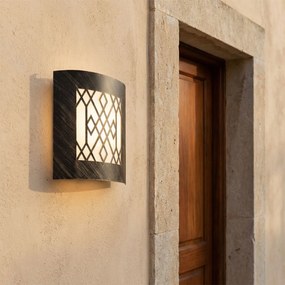 Модерна външна стенна лампа ръждиво кафява IP44 - Emmerald Classic