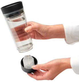Термо чаша Brabantia Make&Take 1008493, 360 мл, Без разливане, Без BPA, Тъмносив