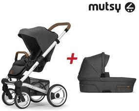Бебешка количка 2в1 NIO Standard MUTSY - North Grey