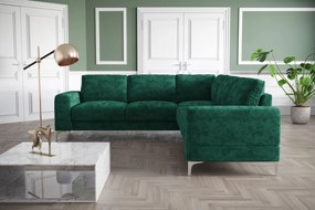 Ъглов диван Radial Max-Prasino-Right