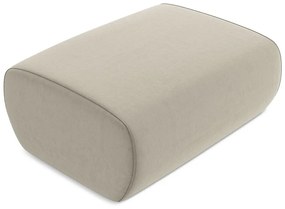 Бежова кадифена табуретка Kapua – Makamii