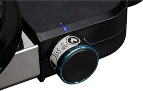 Електрическо барбекю със стойка Weber Lumin WB92010879DL, 2200 W, Сгъваема стойка, 315C, Емайлирани с порцелан чугунени скари, Страничен рафт, Черен