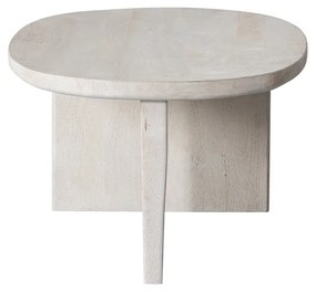 Масичка за кафе от масивно манго в естествен цвят 110x60 cm Seam – WOOOD