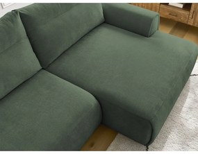 Тъмнозелен ъглов диван Aden – Bobochic Paris