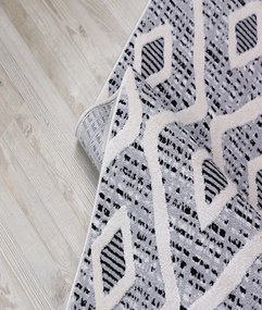 Килим за антре (100 x 300) 33082A - Сиво