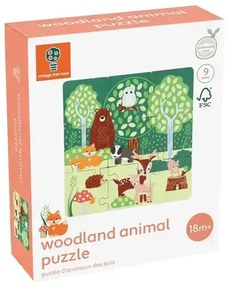 Дървен пъзел, горски животни