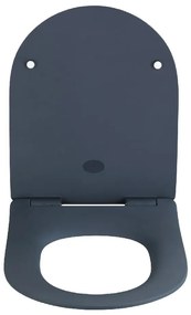 Сива тоалетна седалка Сива, 45,2 x 36,2 cm Sedilo - Wenko