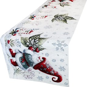 Коледен гоблен и покривка за маса Елф с коледна роза Ширина: 40 cm | Дължина: 130 cm