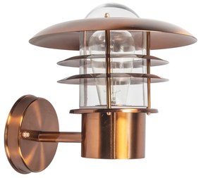 Винтидж външна стенна лампа медна IP44 - Prato