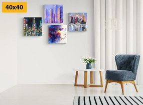 Комплект картини – Мистериозен нощен живот