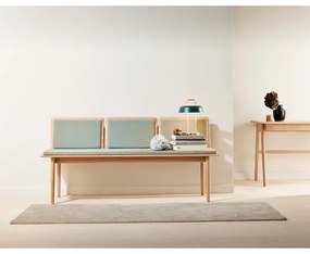 Светлозелена вълнена пейка Elba - Hammel Furniture
