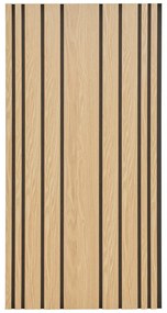 Акустичен декоративен стенен панел atmosphera Colva, MDF, 120x60 cm, Светло дърво