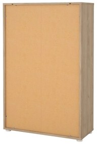 Етажерка за книги в дъбов декор в естествен цвят 80x124 cm Sign - Tvilum