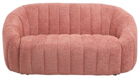 Диван Моби букле HM9595.02 розов цвят