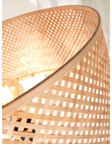Подова лампа с бамбуков абажур в естествен цвят (височина 145 см) Java - Good&amp;Mojo