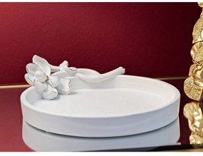 Декоративен поднос от полиресин ø 21 cm Magnolia – Mauro Ferretti