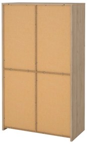 Витрина от дъбов декор в бял и естествен цвят 100x170x48 cm Next – Tvilum