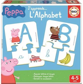 Образователна Игра Educa PEPPA PIG Abc (FR) Многоцветен (1 Части)