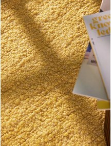 Жълта ръчно изработена пътека от букле 80x200 cm Notting Hill Portobello – Ted Baker