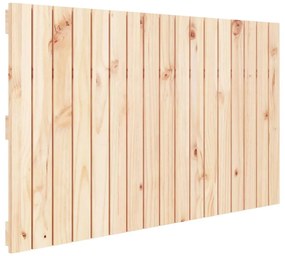 824823 vidaXL Стенна табла за спалня, 108x3x60 см, борово дърво масив