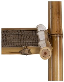 Бамбуков стелаж в естествен цвят 48x152x50 cm Manali – Ixia