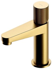 OMNIRES CT8010GLB - Кран за мивка CONTOUR 16,6 см шлайфан златист