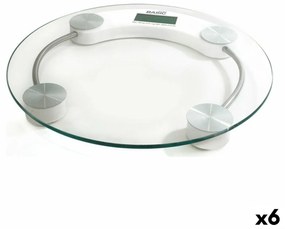 Електронен кантар за баня Basic Home Прозрачен 33 x 3,5 cm (6 броя)