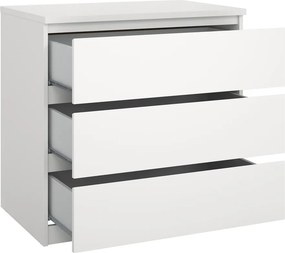 Бял скрин 77x76x50 cm Naia – Tvilum