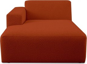 Модулен диван от букле в тухлен цвят (ляв ъгъл) Roxy – Scandic