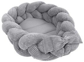 Сиво гнездо за бебе 47x70 cm – Meowbaby