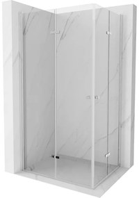 Mexen Lima Duo сгъваема душ кабина 100 x 90 см, прозрачна, хром - 856-100-090-02-00