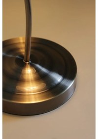 Настолна лампа със стъклен абажур в бял и месингов цвят (височина 49 cm) Vela – Markslöjd