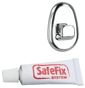 Комплект от 2 куки и лепило Silver Safefix - Metaltex