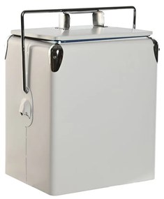 Преносима Хладилна Чанта Home ESPRIT Бял PVC Метал Стомана полипропилен 17 L 32 x 24 x 36 cm