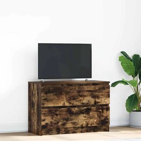 861791 vidaXL ТВ шкаф опушен дъб 80x35x54 cm Инженерна дървесина