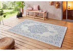 Синьо-кремав килим на открито , 160 x 230 cm Tilos - NORTHRUGS