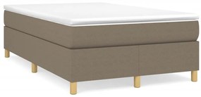 3120949 vidaXL Рамка за легло без матрак, таупе, 120x200 см, плат