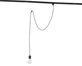 Висяща лампа с релсова окачване тъмно бронз - Cavalux