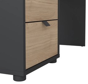 Работна маса с дъбов плот 100x150 cm Sign - Tvilum