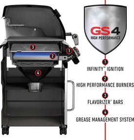 Газово барбекю работещо на пропан/бутан Weber Genesis II E-610 GBS, 17600 W, 102х48 см