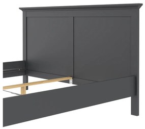 Сиво двойно легло 160x200 cm Paris – Tvilum