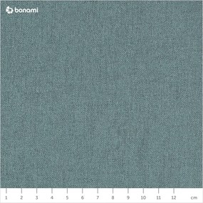 Сиво-синьо двойно легло 140x200 cm тапицирано с място за съхранение с включена подматрачна рамка Mattis – Meise Möbel