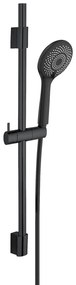 Черен душ комплект от неръждаема стомана 70cm Water Saving - Wenko